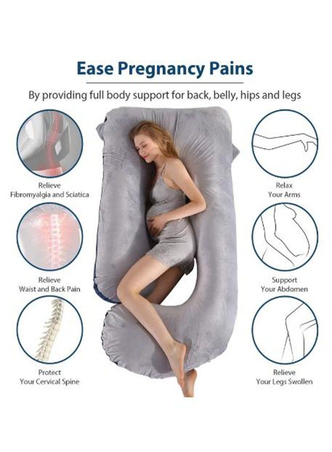 G+U-Shaped Pregnancy Pillow Full Body Maternity Support Pillow (62