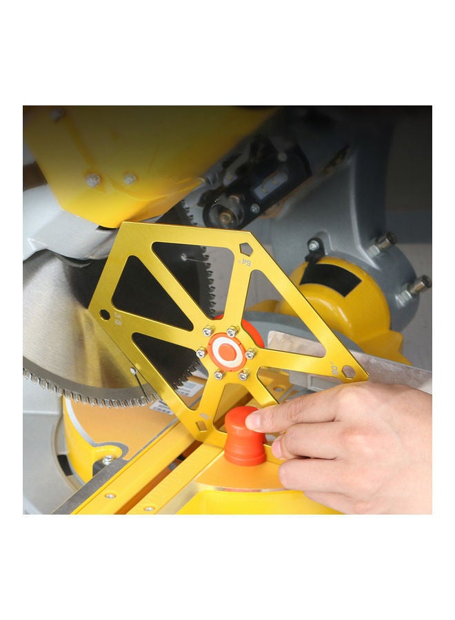 Aluminum Alloy Six Square Ruler With Magnetism Gold
