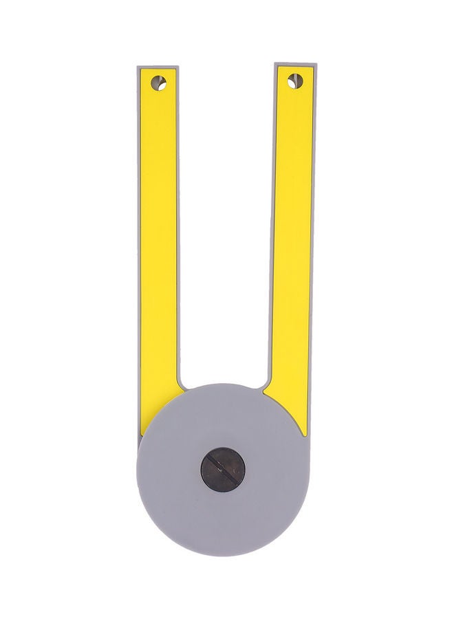 ABS Metric Ruler For Carpenters Grey/Yellow