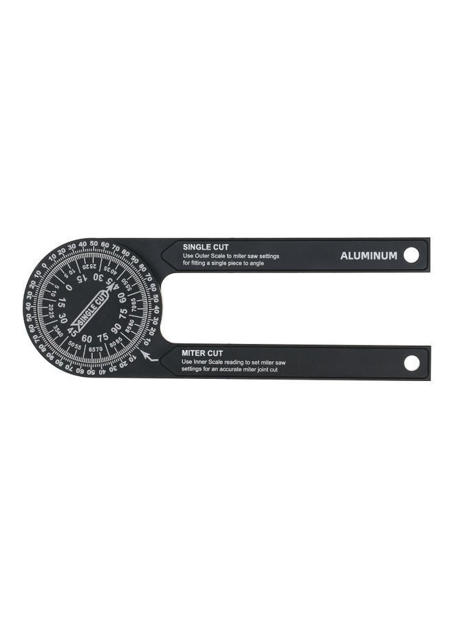 Aluminum Alloy Miter Saws Protractor Black