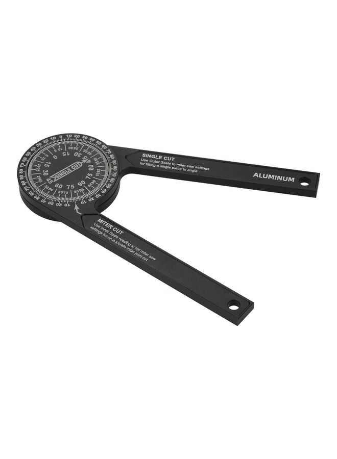 Aluminum Alloy Miter Saws Protractor Black