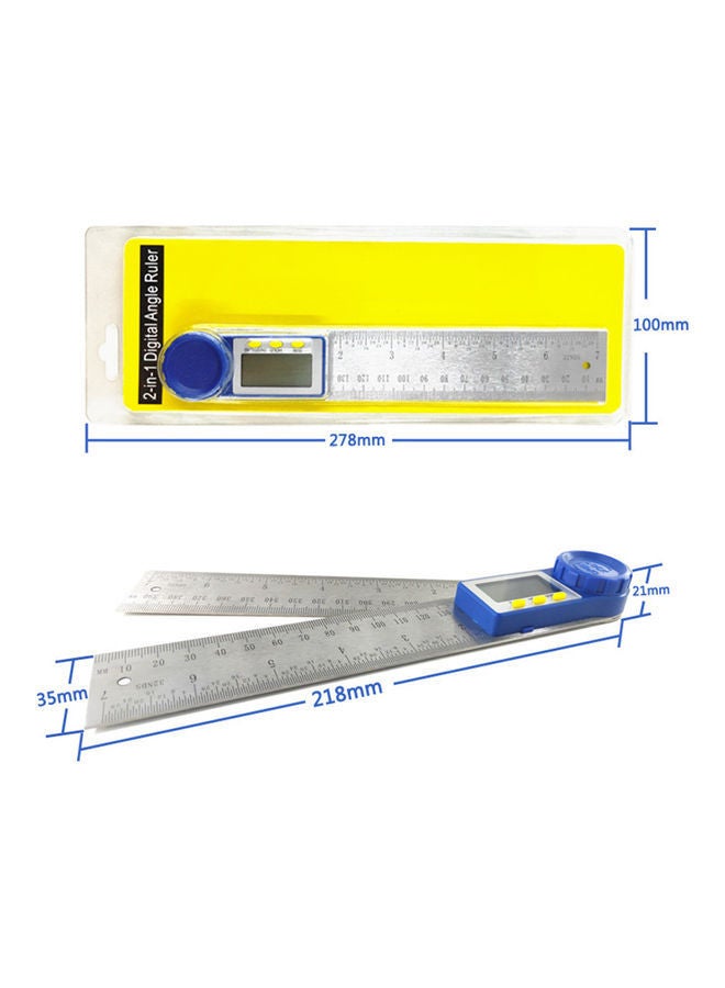 7 Inch Digital Angle Ruler Blue