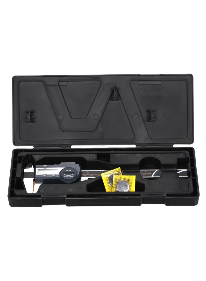 Waterproof Digital Vernier Caliper With LCD Display Black