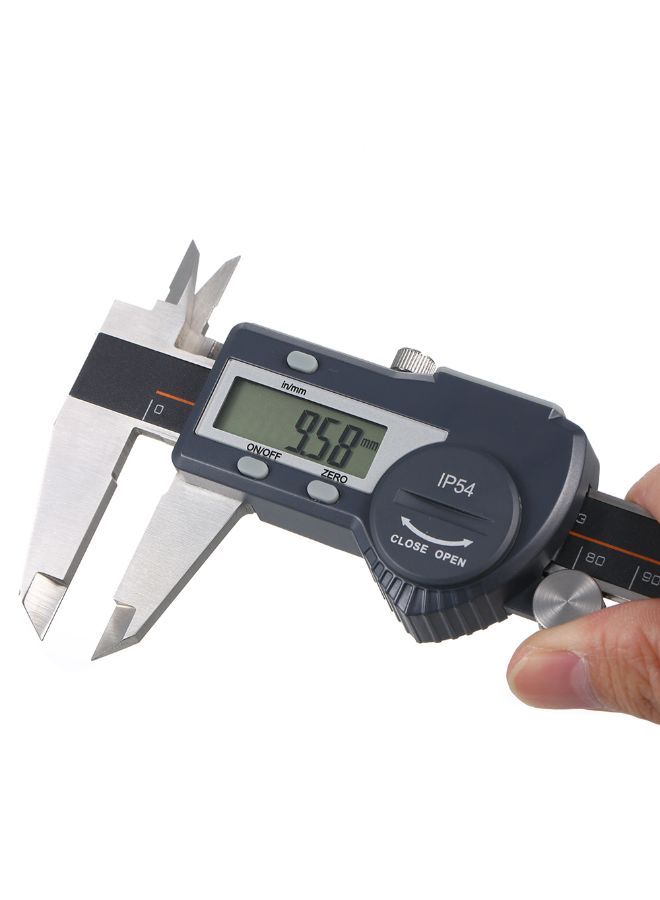 Waterproof Digital Vernier Caliper With LCD Display Black