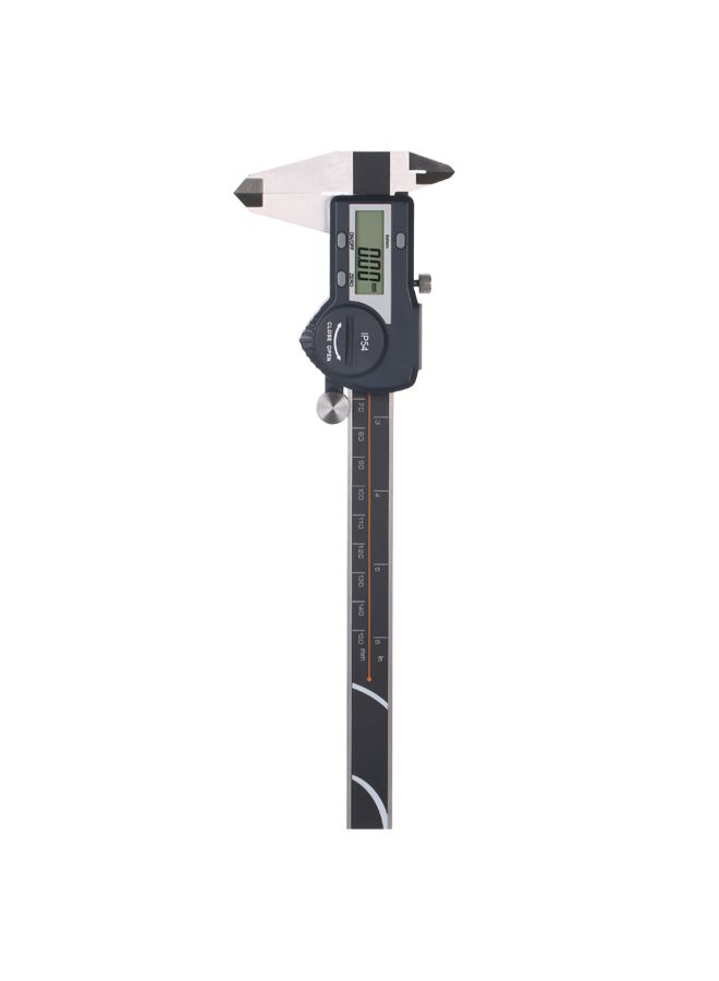 Waterproof Digital Vernier Caliper With LCD Display Black