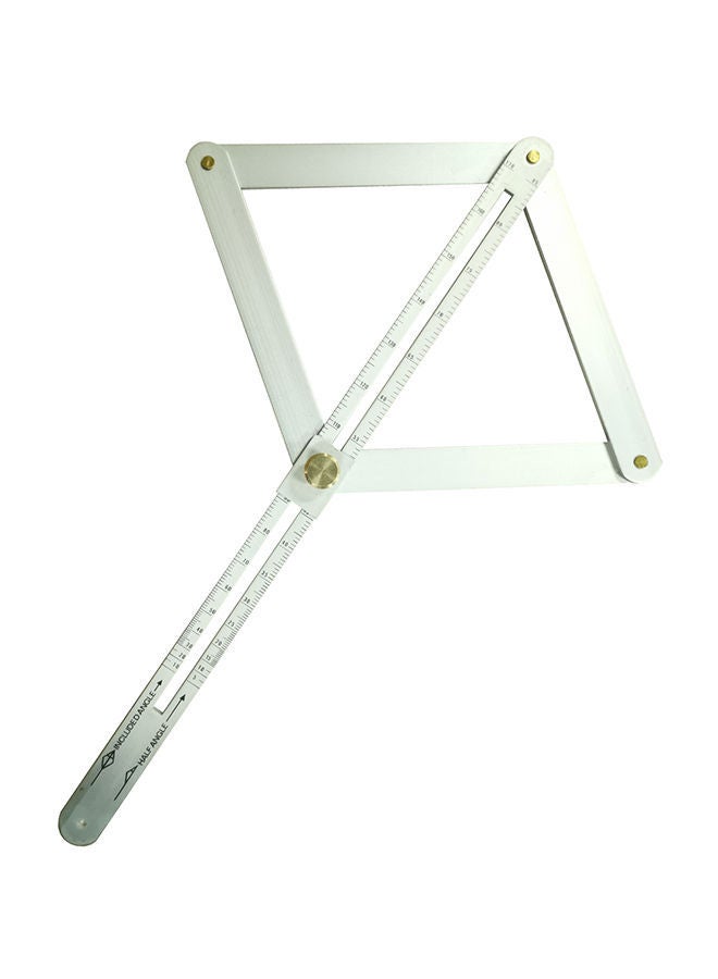 Professional DIY Multi-Angle Corner Finder Protractor Tile Silver