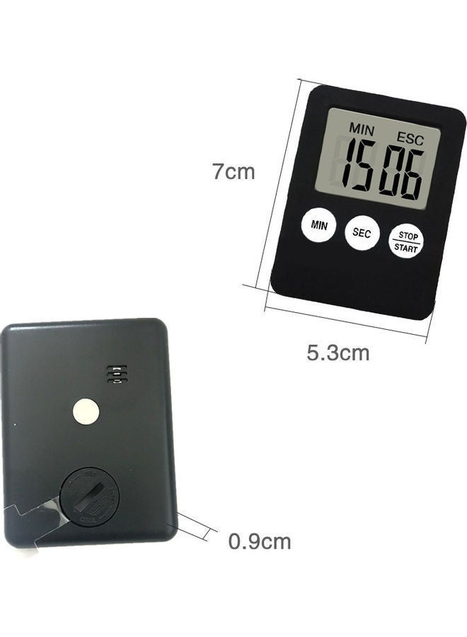 Digital Kitchen Cooking Timer Countdown for with Large Number Display 99 Minutes 59 Seconds Setting Red 7.2*1*5.5cm