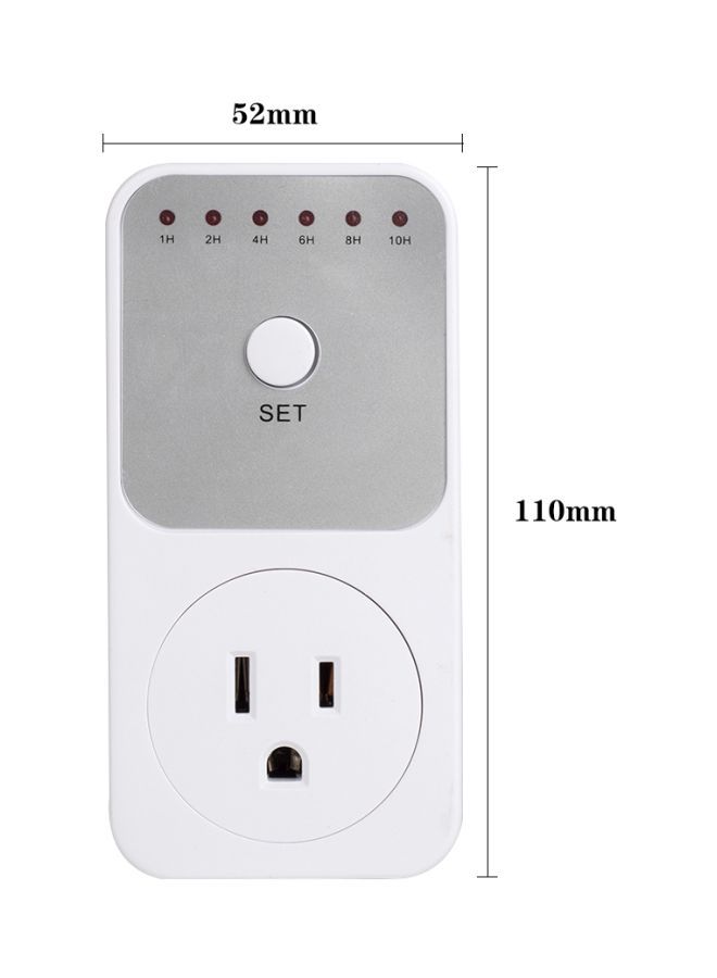 Indoor Countdown Timer White 52x110mm