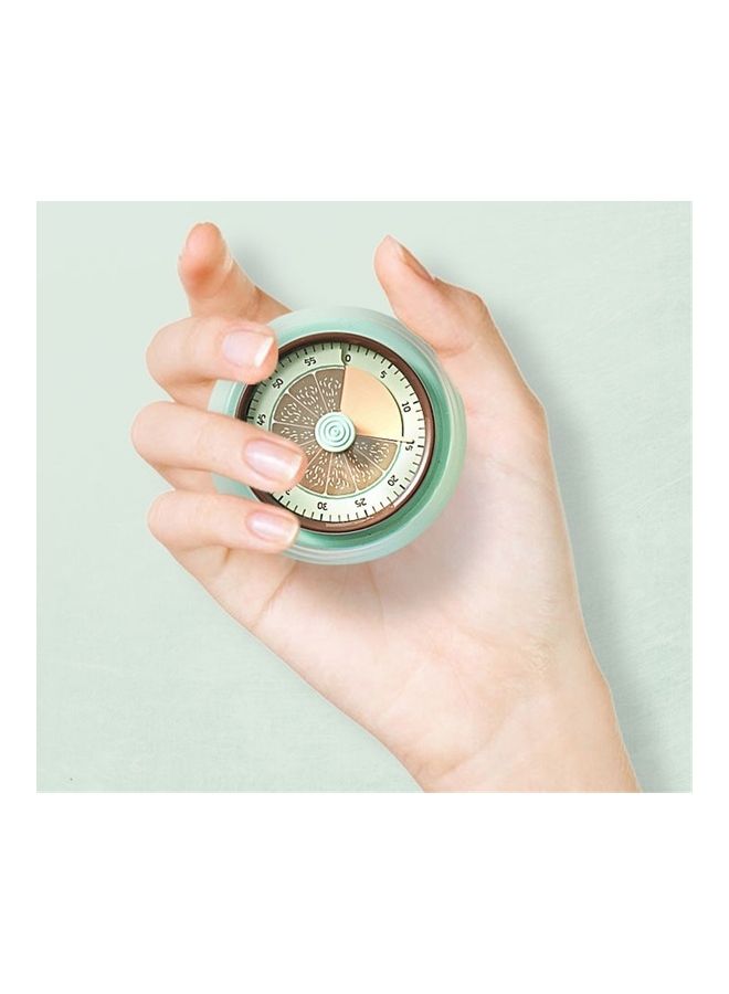 Kitchen Cooking Mechanical Timer Alarm Clock Green