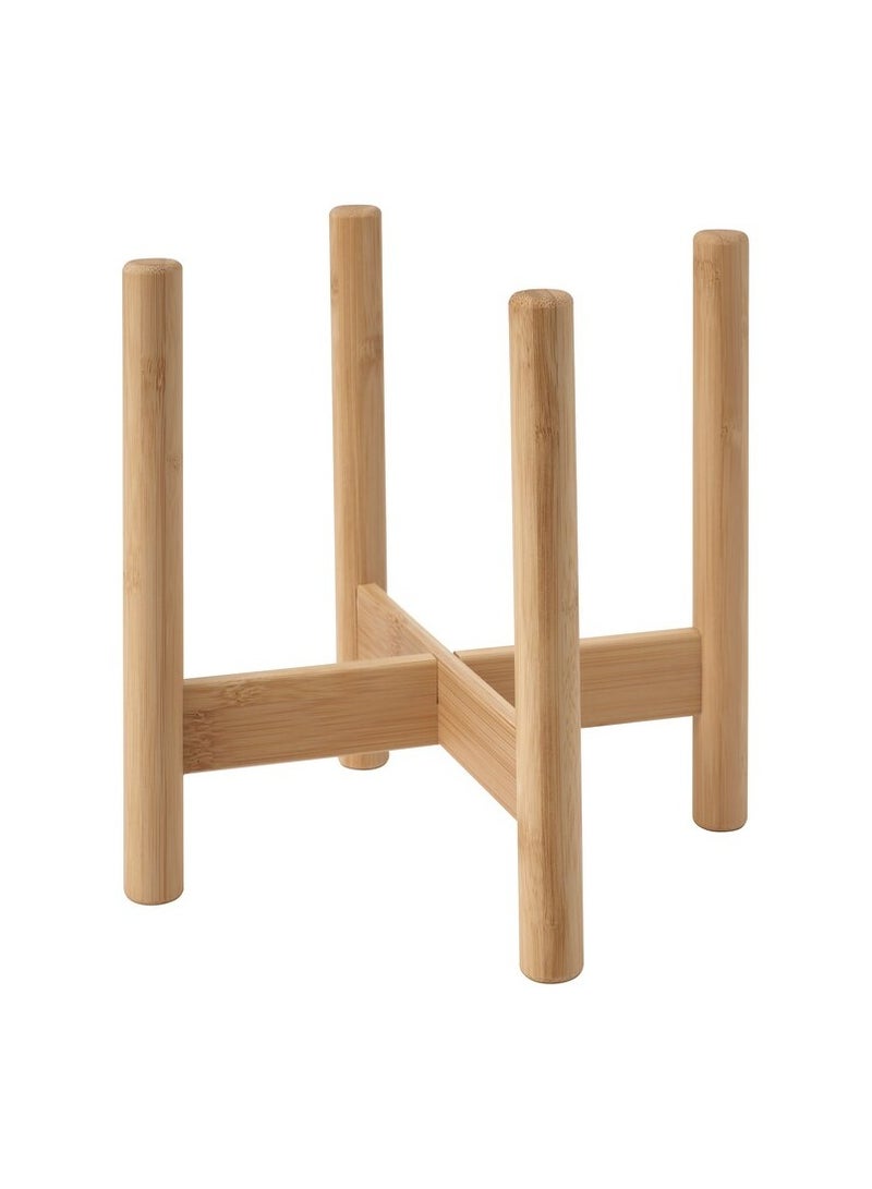 Plant stand, bamboo, 21 cm