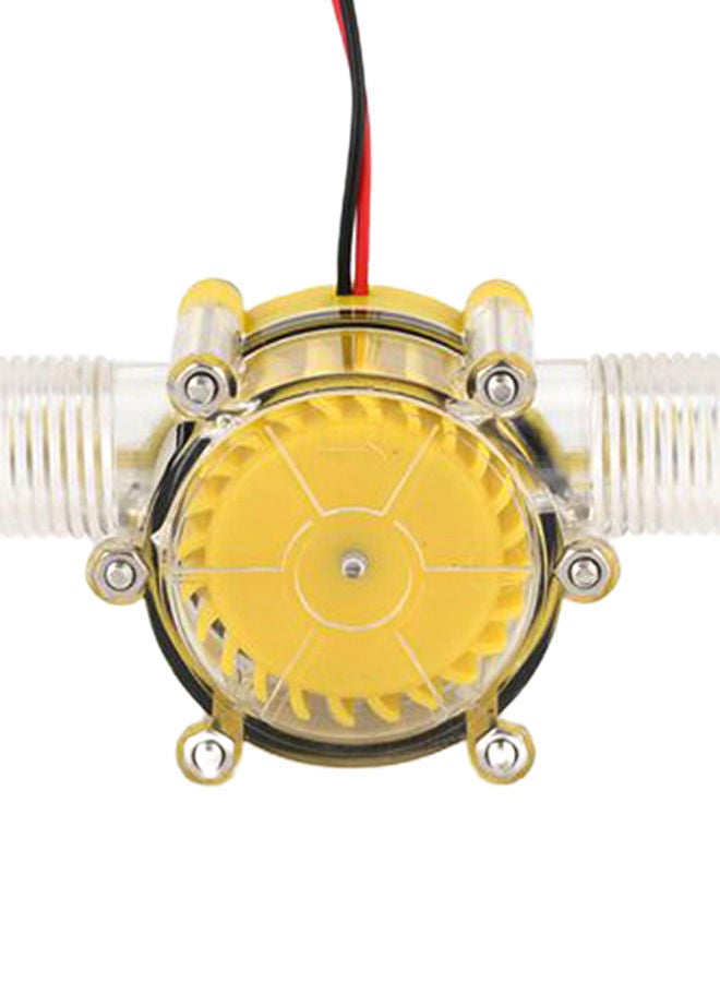 Micro Hydro Tap Stable Waterflow Pump Charge Generator Yellow/Clear