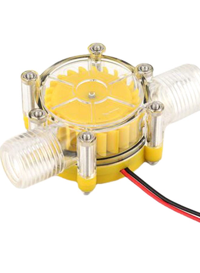 Micro Hydro Tap Stable Waterflow Pump Charge Generator Yellow/Clear