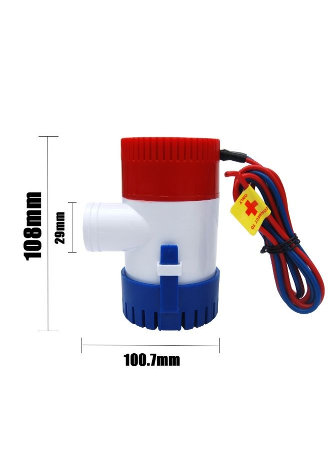 Electric Water Pump Red/White/Blue