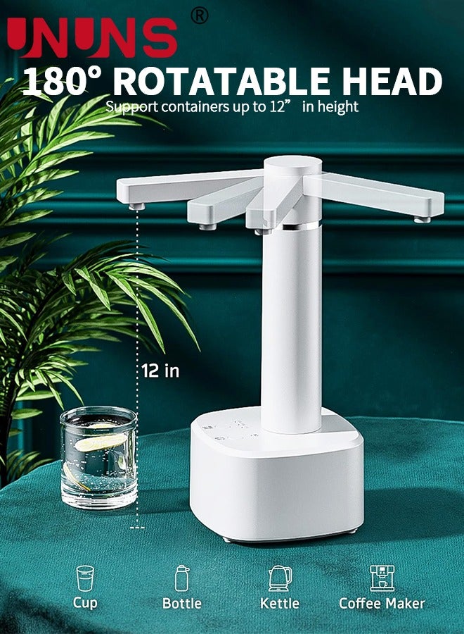 Water Dispenser For 5 Gallon Bottle,Intelligent Desktop Water Bottle Dispenser,Dual-Purpose Automatic Water Pump For Universal Bottle,Water Jug Dispenser Suitable For Home,Office,Outdoor