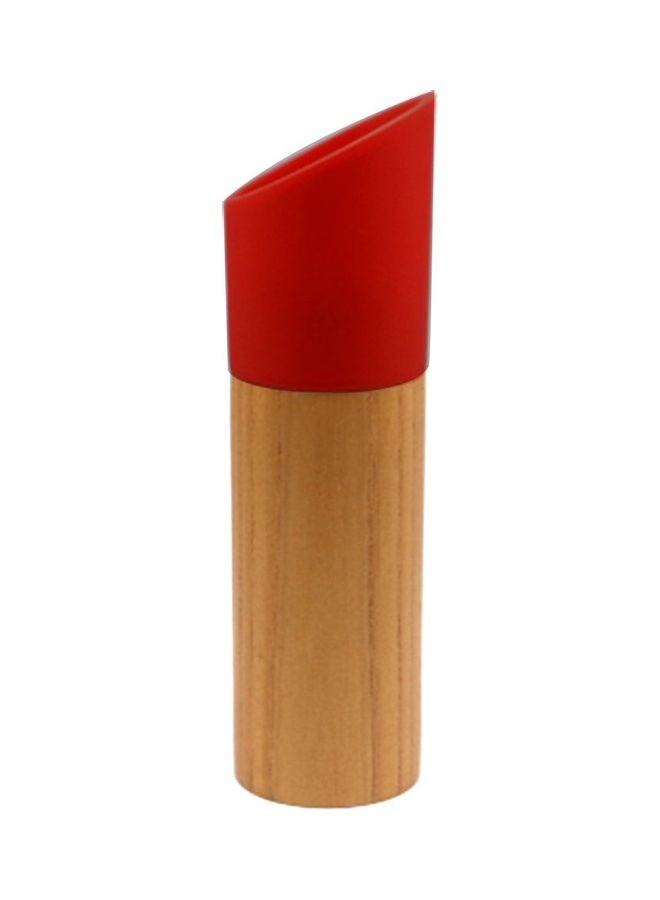 Handheld Seasoning Pepper Mill Grinder Red/Beige