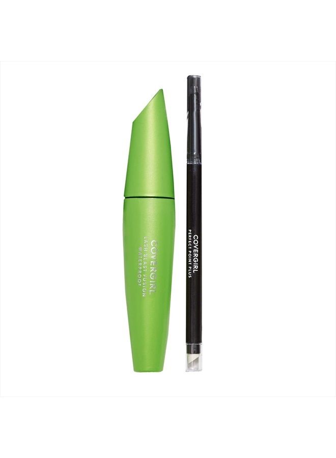 Clump Crusher Mascara & Perfect Point Plus Eye Pencil Value Pack of 1, Mascara, Volume Mascara, Volume and Length Mascara, Lengthening Mascara, Monster Volume, Crush Those Clumps