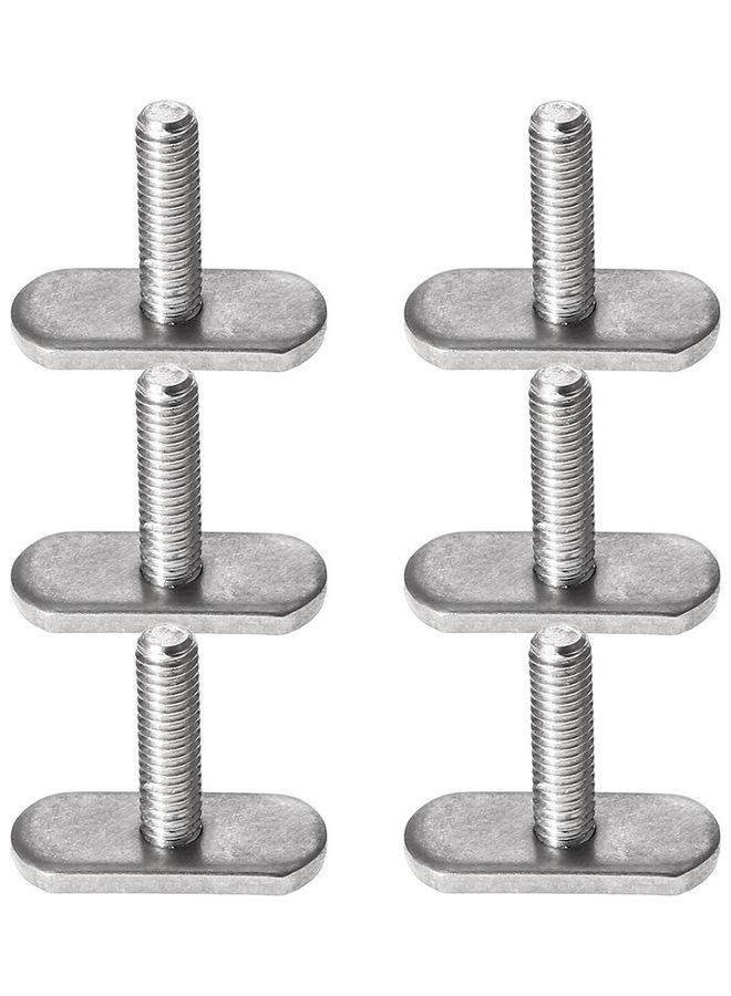 6-Piece Kayak Rails Screw 8x6x1.5cm