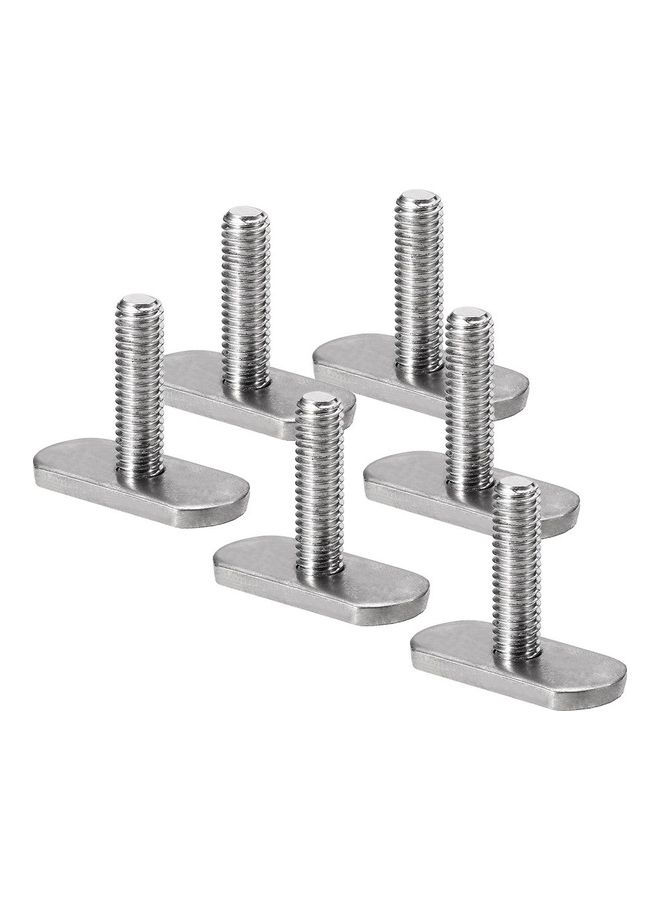 6-Piece Kayak Rails Screw 8x6x1.5cm