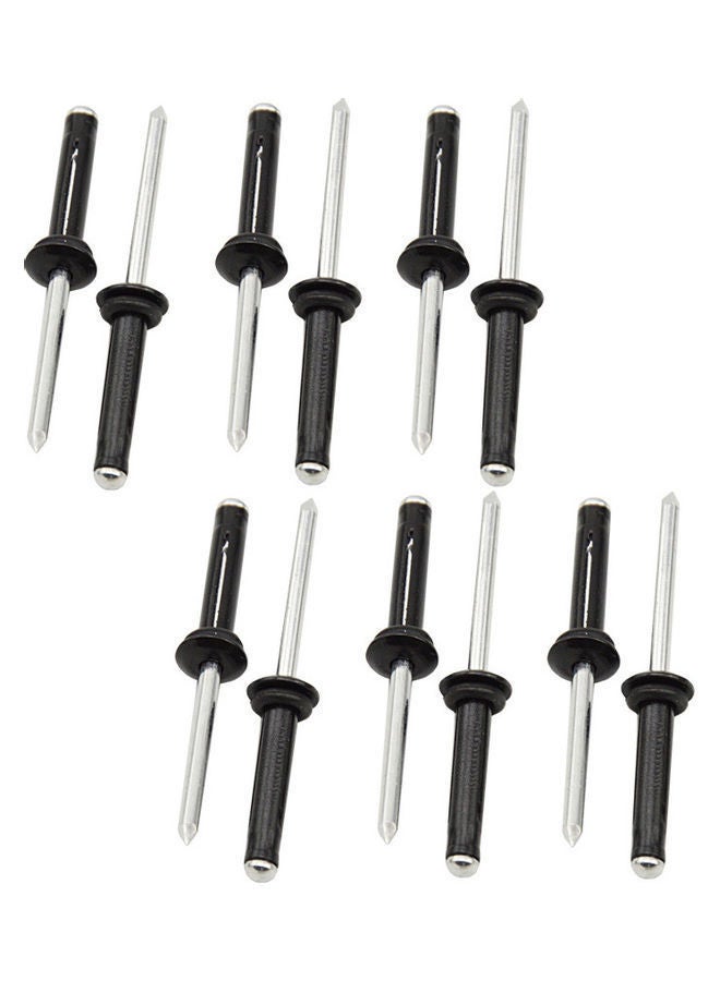 24-Piece J-Shaped Hook And Rivet Set 2.3inch