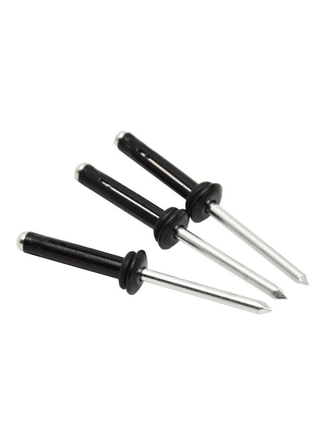 24-Piece J-Shaped Hook And Rivet Set 2.3inch