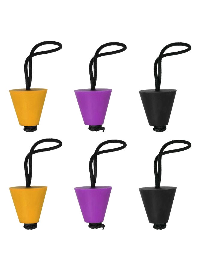 6-Piece Kayak Scupper Plug Kit 14.5x10.0x3.0cm