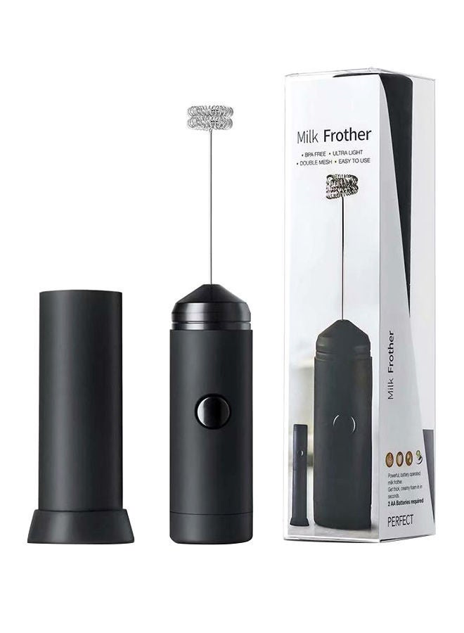 Electric Milk Frother Black 21.5centimeter