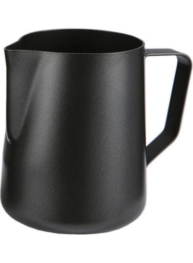 Milk Frothing Pitcher Cup with Handle Black