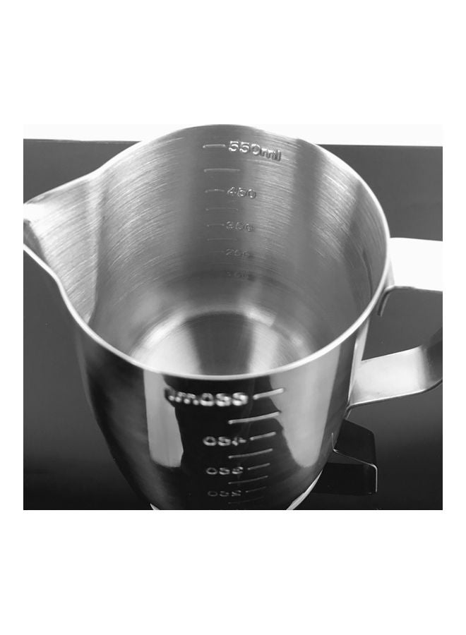 Stainless Steel Sharp Spout Scale Measuring Cup Silver