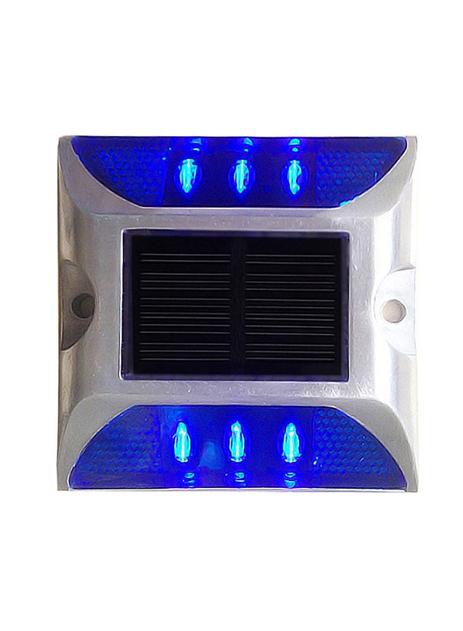 Solar Powered Driveway Light With 2 Screws Blue 11x9.5x2.3cm