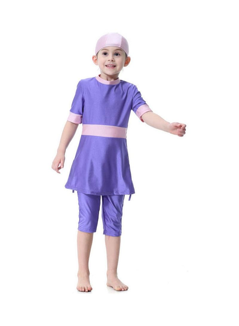 Swimwear Burkini With Pyjama Purple