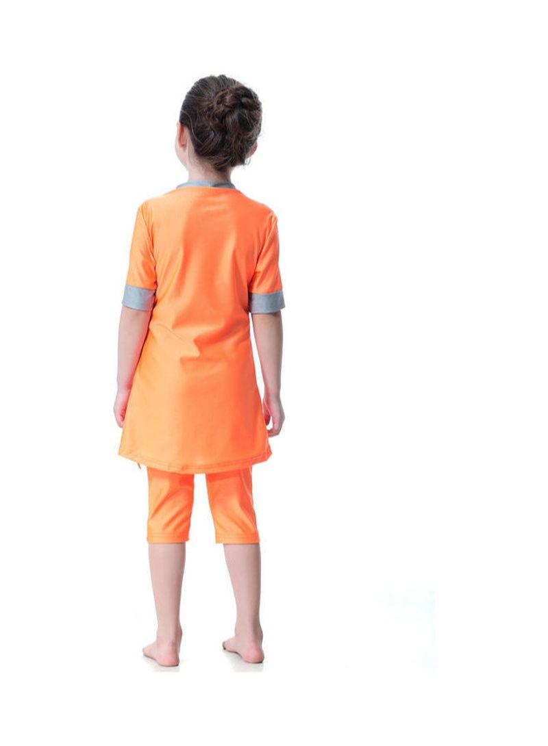 Swimwear Burkini With Pyjama Orange