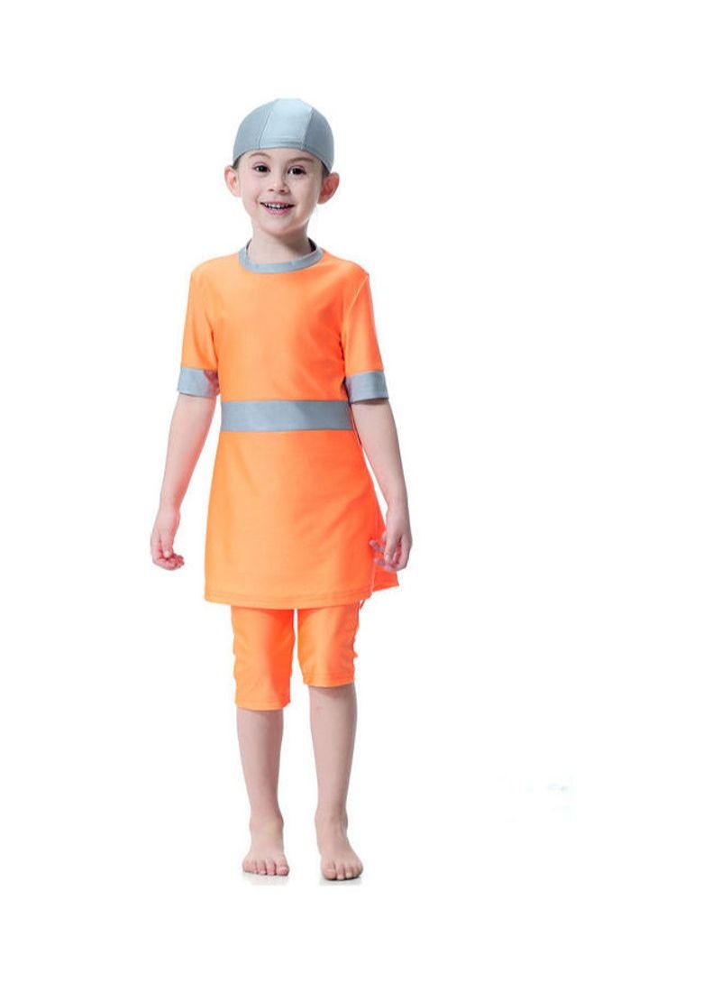 Swimwear Burkini With Pyjama Orange