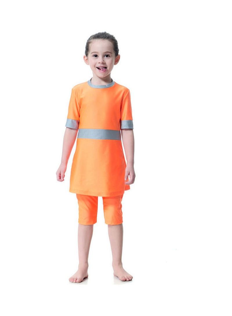 Swimwear Burkini With Pyjama Orange