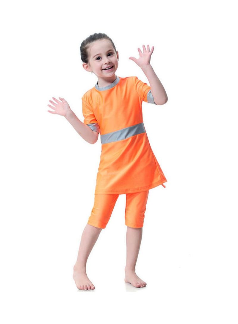 Swimwear Burkini With Pyjama Orange