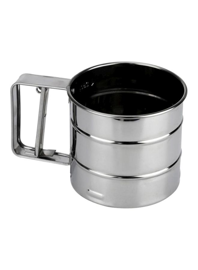 Stainless Steel Sieve Cup Silver 20x10x9.5cm