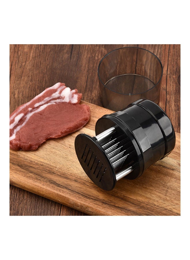 Professional Stainless Steel 56 Needles Meat Tenderizer Steak Softener Kitchen Cooking Tools (Grey) Grey 10*4*6cm