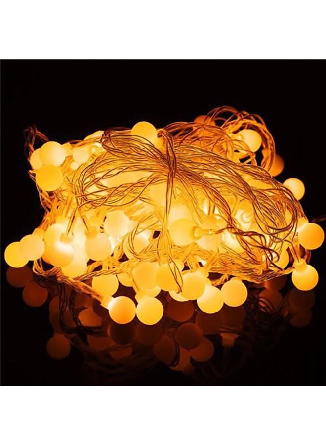 100 LED Power Warm Light Yellow 10meter