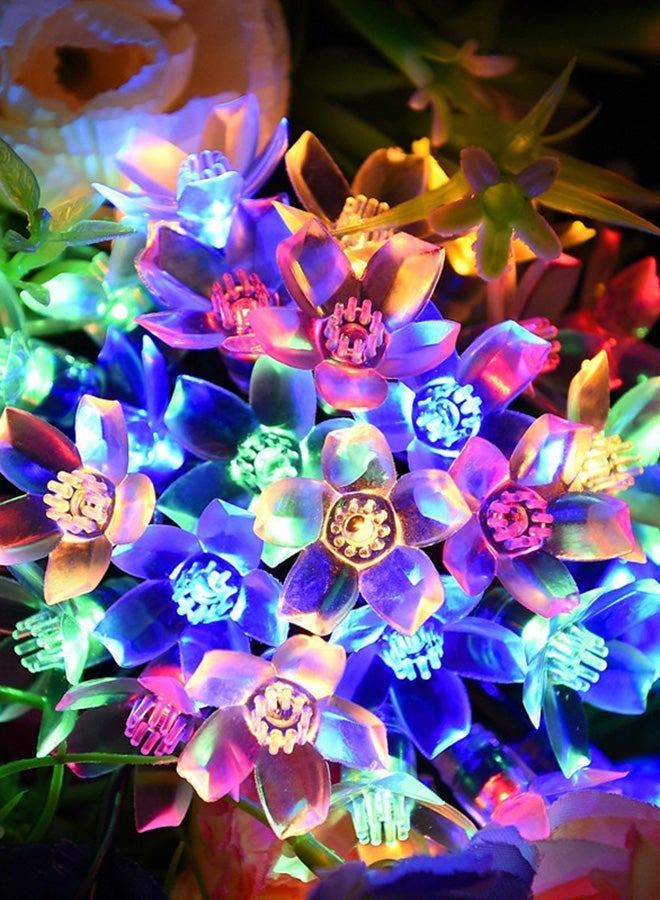 Blossom Flower Garden Fairy Lights Multicolour 7meter