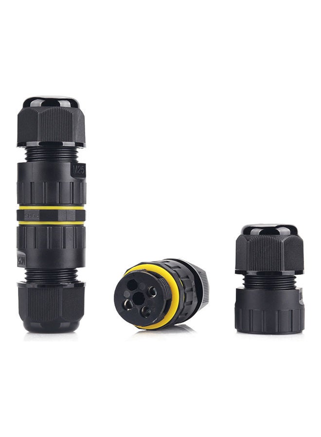 3-Pin Cable Connector Black/Yellow