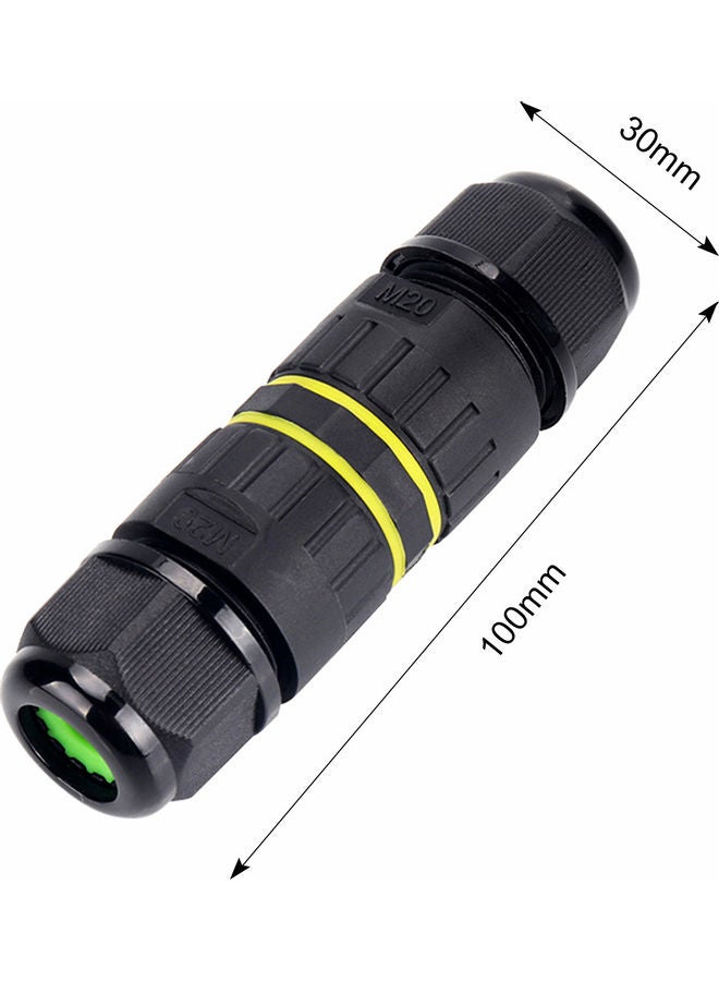 3-Pin Cable Connector Black/Yellow