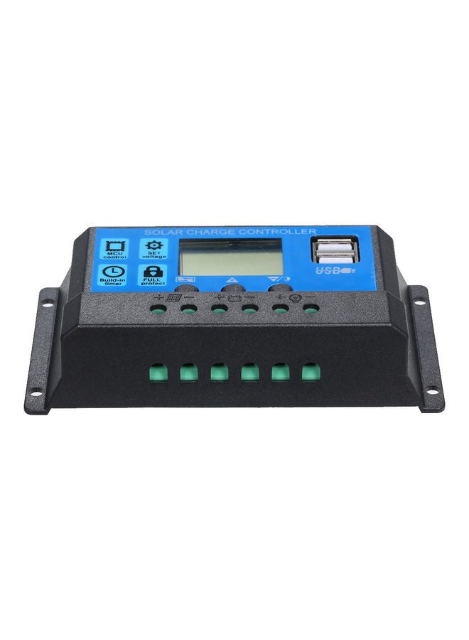 60A Solar Charge Controller Blue/Black