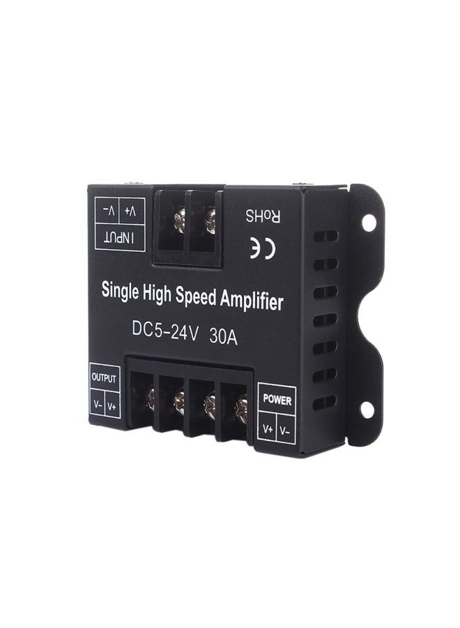 Single High Speed Amplifier Black