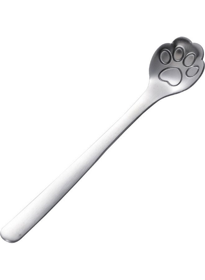 Stainless Steel Coffee Drink Dessert Kitchen Mixing Spoon Grey