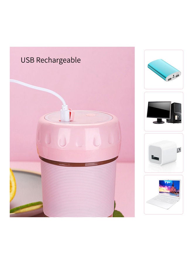 Portable Juicer Cup Blender Pink