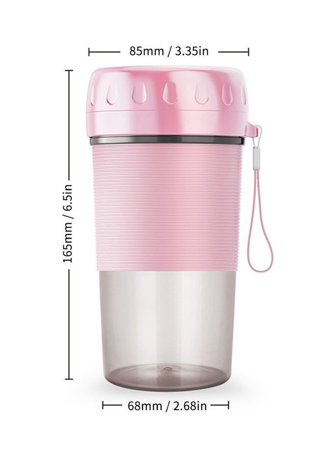 Portable Juicer Cup Blender Pink