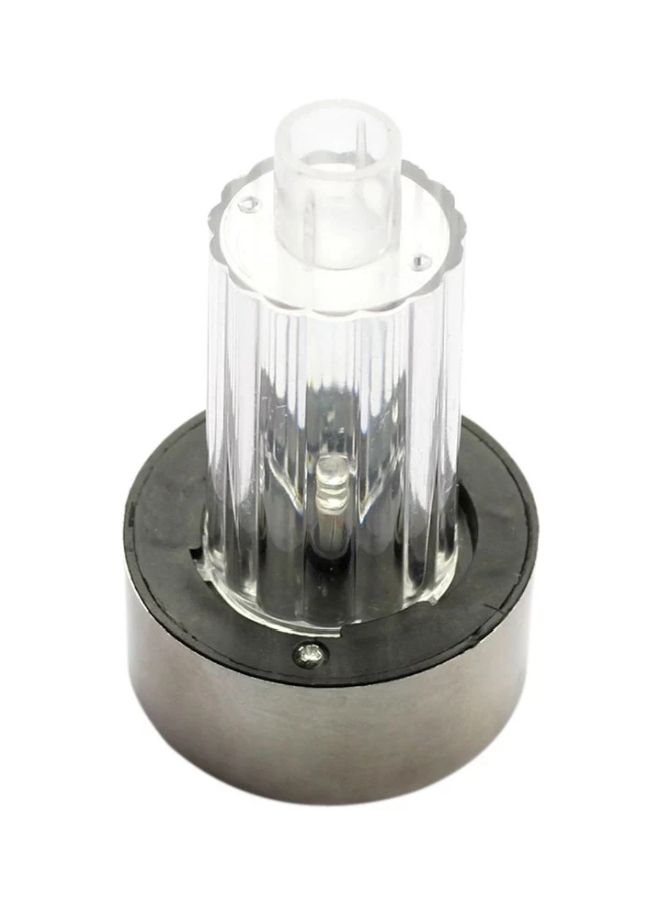 12-Piece Solar Powered LED Landscape Pathway Light Set White 5.5x36x5.5centimeter