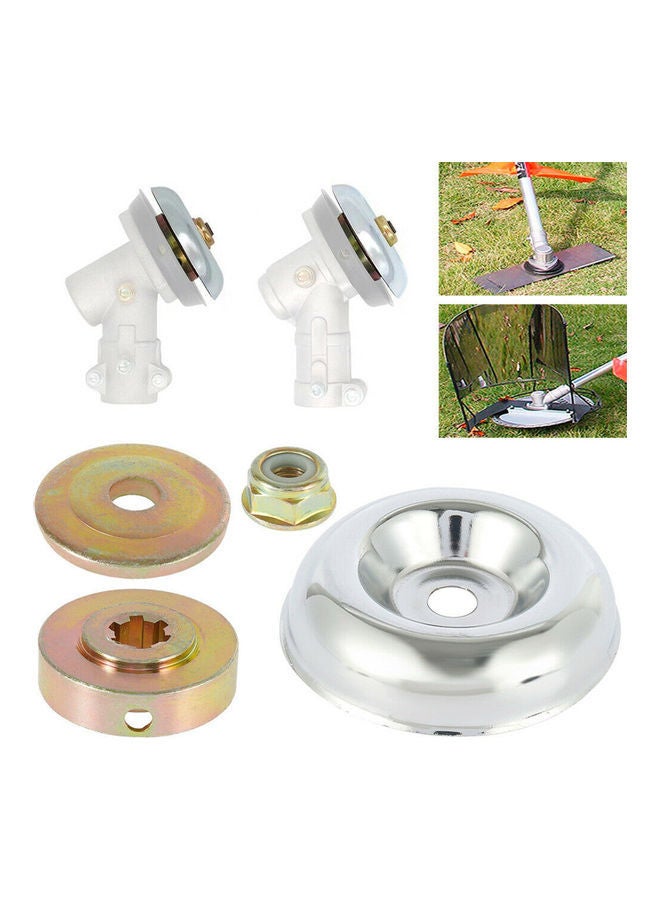 4-Piece Mower Head Adaptor Kit Silver/Gold/Green