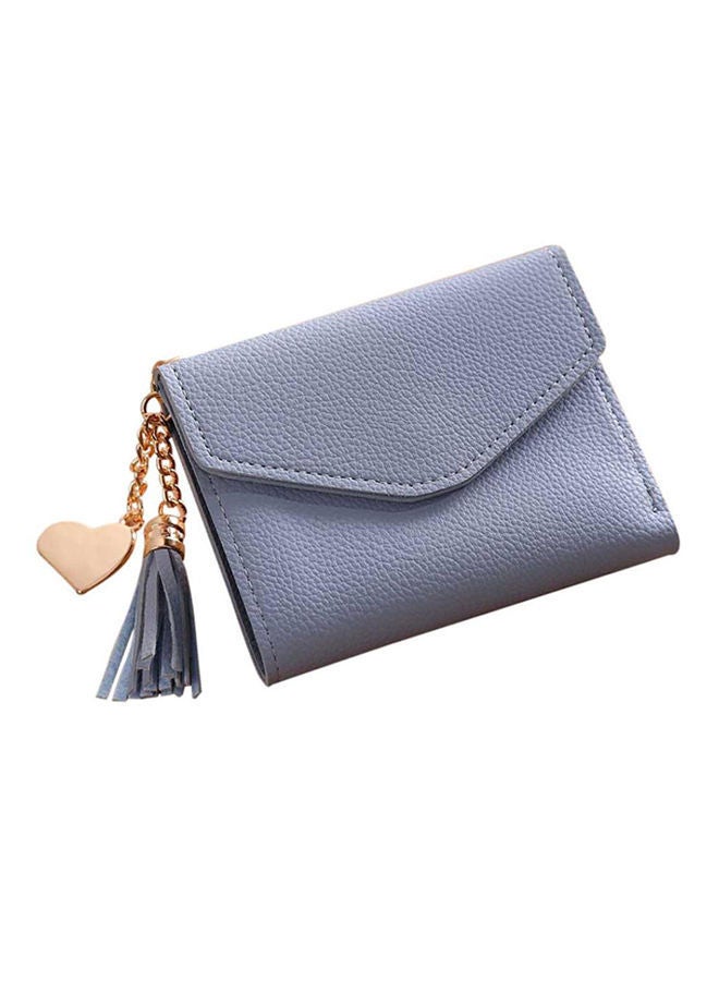 Tassel Coin Purse Light Blue