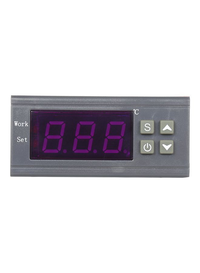 Digital Temperature Controller With Sensor Grey/Black/Orange