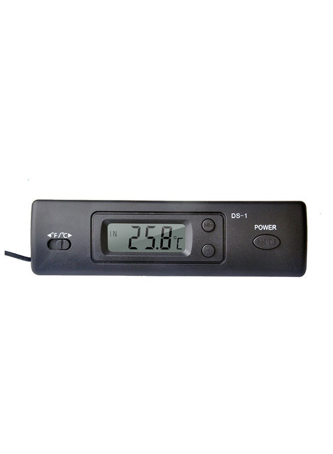 Electronic Digital Thermometer Black 12.50X3.50X4.00cm